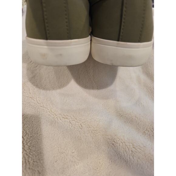 Nautica Mens Slip On Boat Shoe Loafer Olive Green Sz 10 Cape Cod Preppy Style - Picture 4 of 7